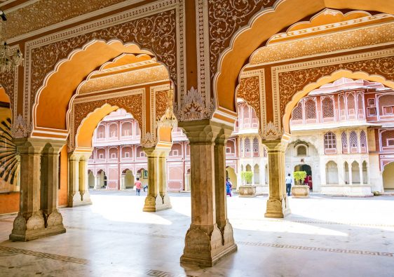 Chandra Mahal in City Palace Jaipur India