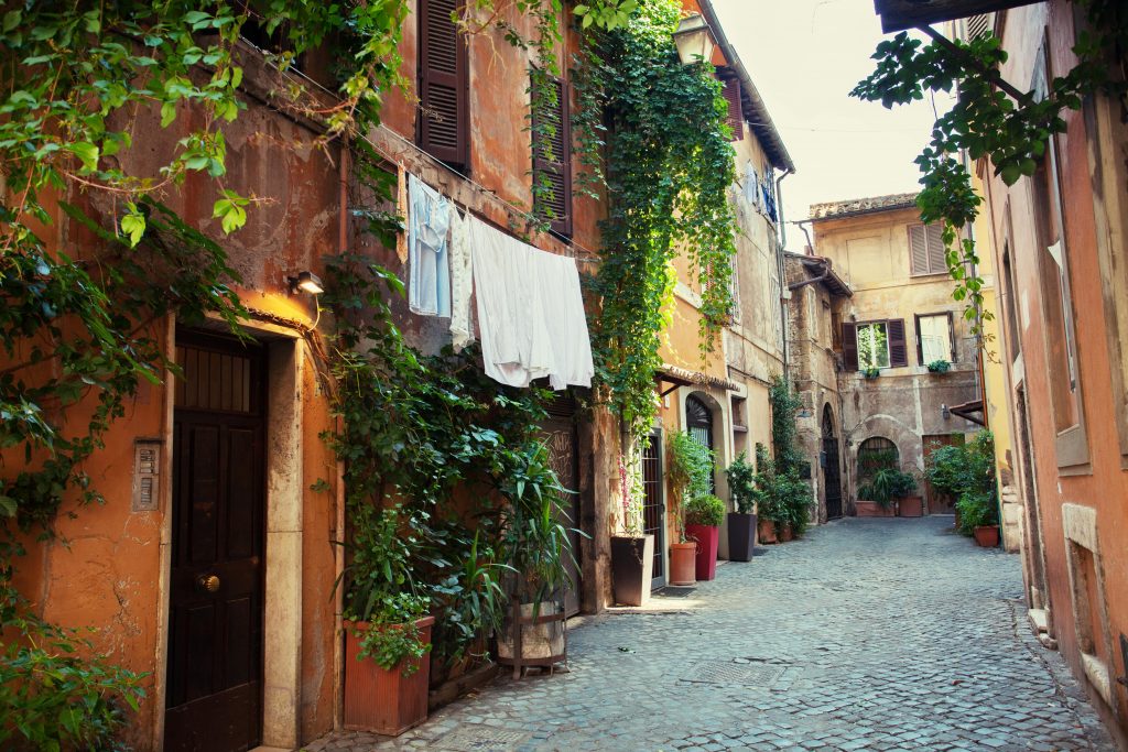 רחובות קטנים ברומא
